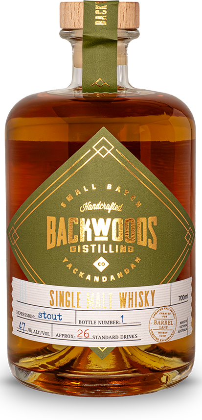 Backwoods Distilling Co. – Stout Cask Single Malt Whisky