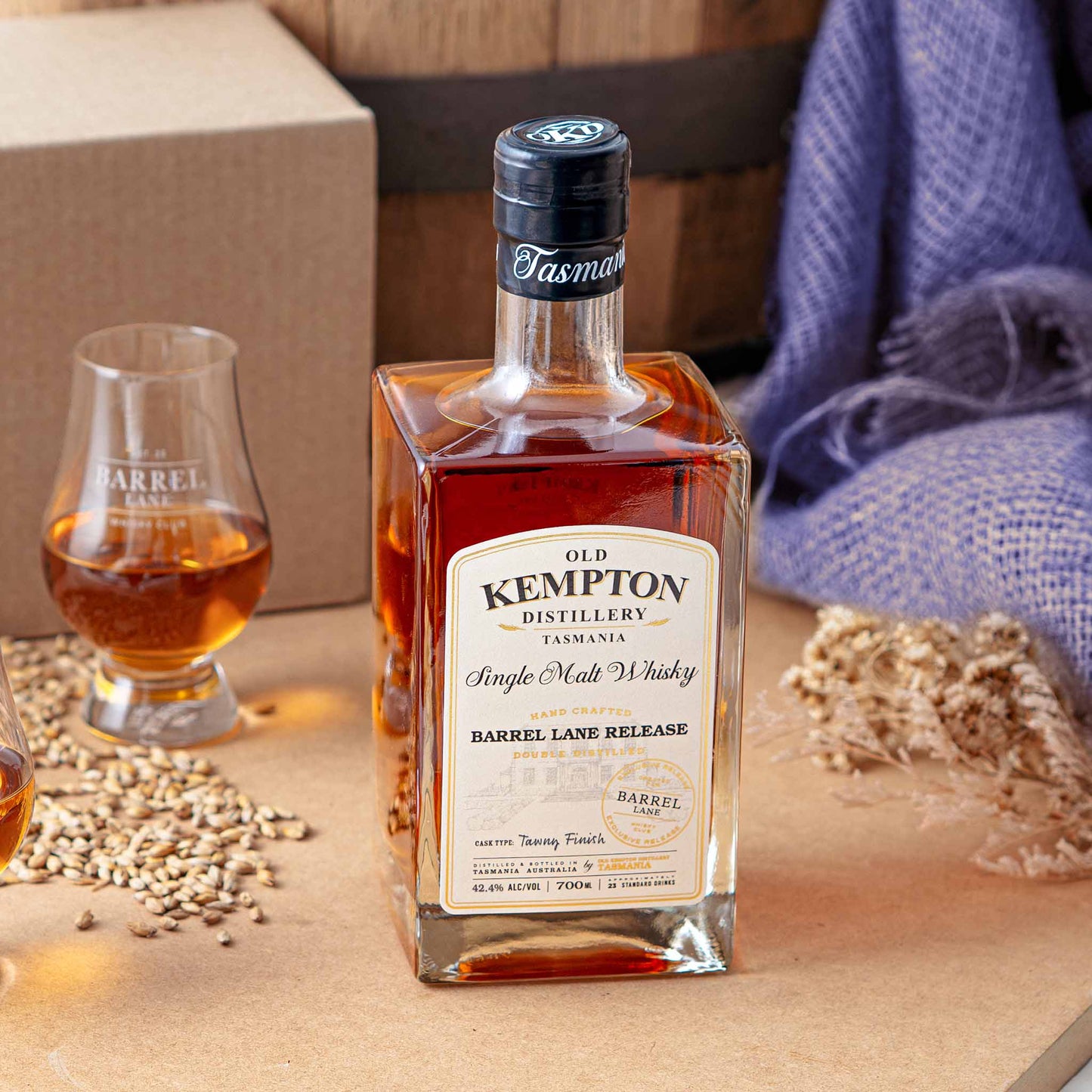 Old Kempton Barrrel Lane Release Tawny Finish Single Malt Whisky (700ml)