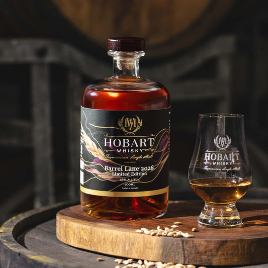 Hobart Whisky Limited Edition Bourbon Tawny Cask Single Malt Whisky (700ml)